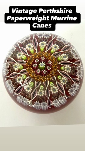 Vintage perthshire millefiori - perthshire,