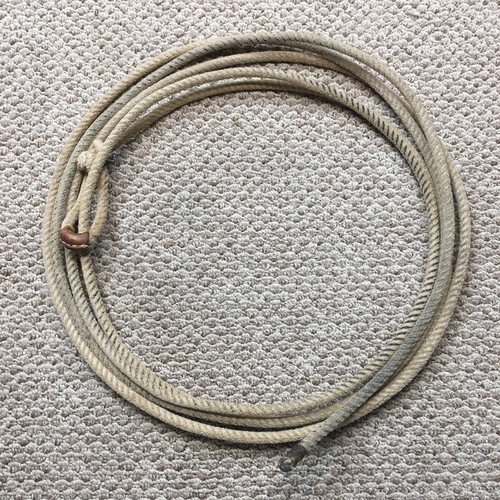 Old lasso rope retired - old,