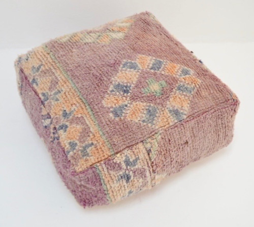 Vintage moroccan floor pouf - floor,