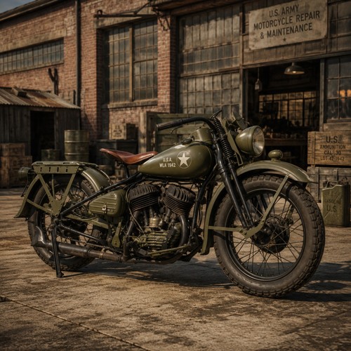1942 harley davidson - 1942, wla