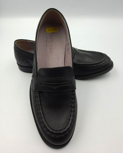 Girls black shoes leather - shoes,
