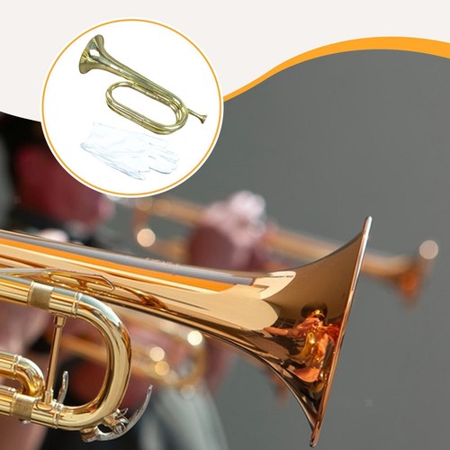 Trumpet bugle blowing with - trumpet,