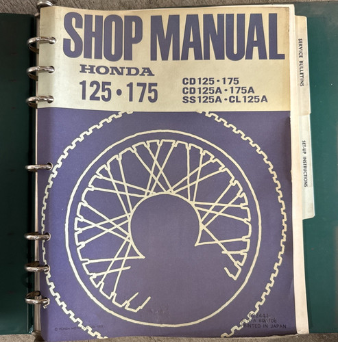 Honda factory shop manual 1972 - shop,