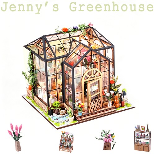 Diy dollhouse kit miniature - kit, 3d