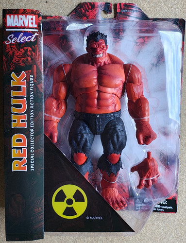 Marvel select red hulk - marvel, inch