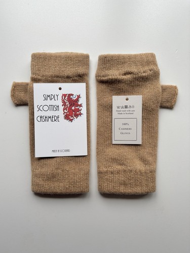 100 pure cashmere camel wrist - pure,