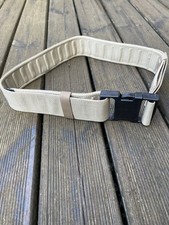 BRITISH ARMY Desert Tan Webbing Trouser Waist Belt Medium Military Surplus Cadet