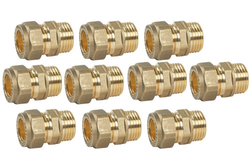 Pack brass compression - of,