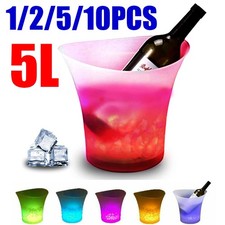 1/2/5/10PCS 5L LED Ice Bucket