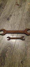 2 X Vintage Snail Brand Open Ended Spanners Inc,27mm,30mm