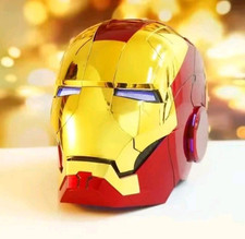 New version Autoking Iron Man Helmet MK5 1/1 Voice-controlled Motorised Mask UK