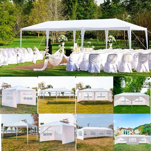3x3 garden gazebo marquee - 3x3/6/9m,