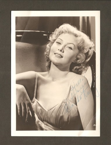 Vintage autograph photo rhonda - photo,