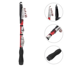 Ugly Stick Fishing Pole Red Telescopic Rod Mini Carbon Man Travel