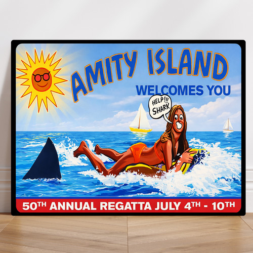 Jaws movie amity island - amity,
