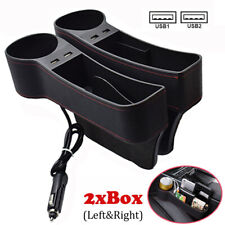 1Pair Dual USB Car Seat Gap