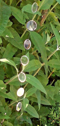 Fairy garden hanging - garden, mirrors