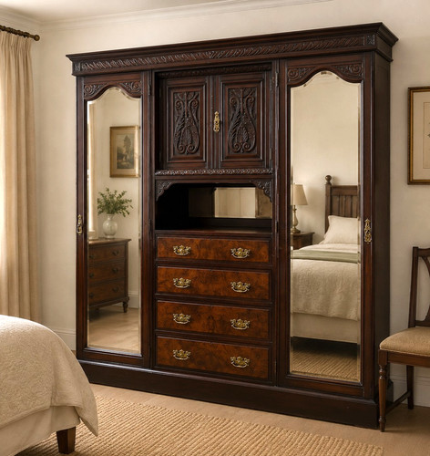 Antique carved walnut - antique,