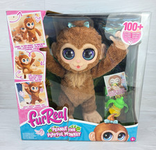 Just Play FurReal Peanut Interactive Monkey – New in Box Damaged Box