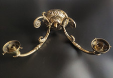 Large Old Vintage Solid Brass