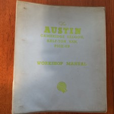 Austin Cambridge Saloon, Van