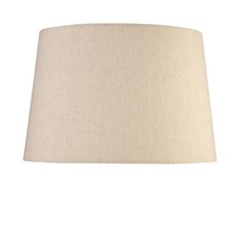 Floor Lamp Shade Queenswood Traditional Natural Linen 45cm Replacement ES