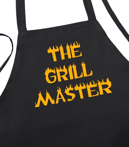 Black grilling apron the - black,