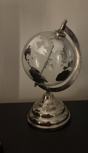 Decorative clear glass world - decorative,