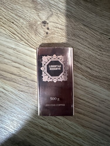 500g copper bullion bar - 500g,