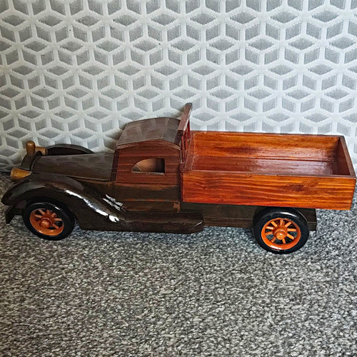 Wooden vintage style - wooden, pickup