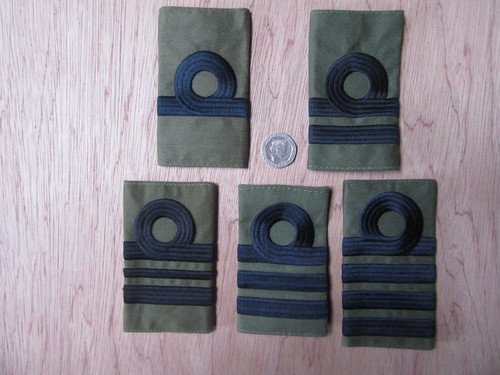 Royal navy rank slides pair - navy, [pair]