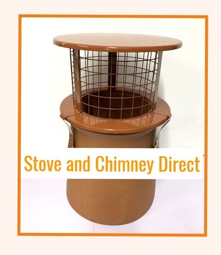 Chimney rain cowl bird guard - /,