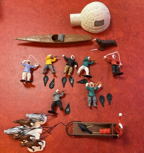 Vintage timpo toys eskimos - timpo,