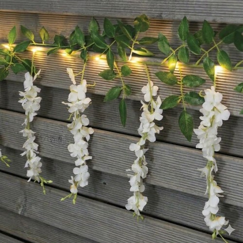 White wisteria solar - 1.8m,