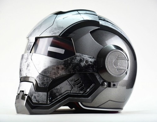 Motorcycle iron helmet full - iron,
