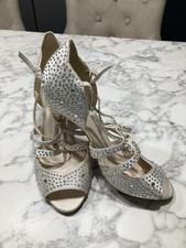 Jenny Packham Size 41/7.5 - 8 Encrusted with Diamante stones all over shoes
