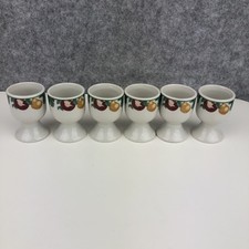 Egg Cups Set Of 6 With Fruit