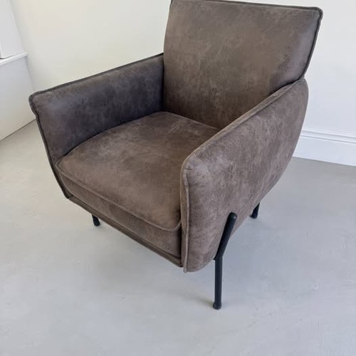 Next faux leather chair - leather,