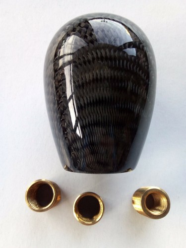 Carbon fibre gear knob - carbon,