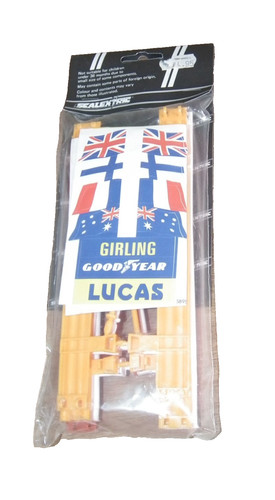 Scalextric crash barriers - crash, 12