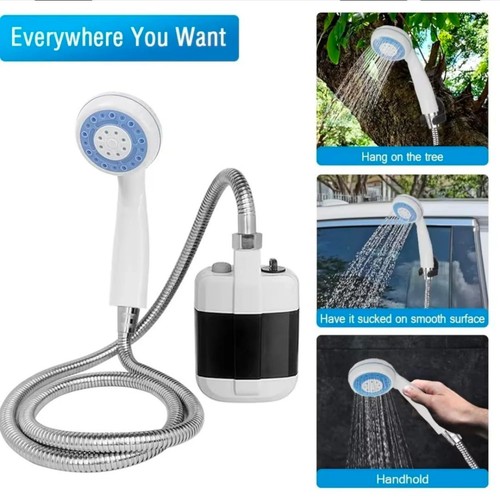 Portable camping shower usb - portable,