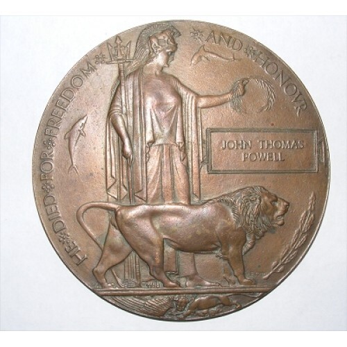 Ww1 death plaque - death,