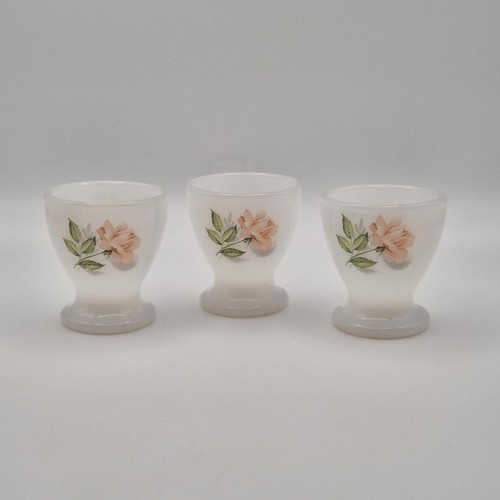 Vintage floral egg cups - vintage,