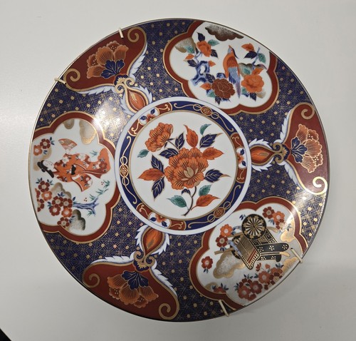 Japanese imari plate featuring - imari,