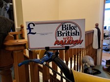 GENUINE ORIGINAL 70'S / 80'S DEALER SUPPLIED RALEIGH PRICE TAG LABEL CHOPPER ETC