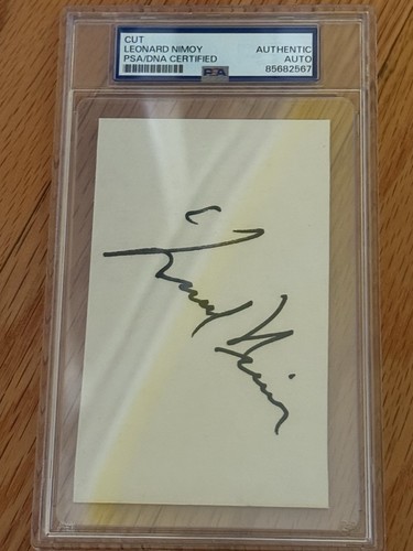 Leonard nimoy autograph - autograph,