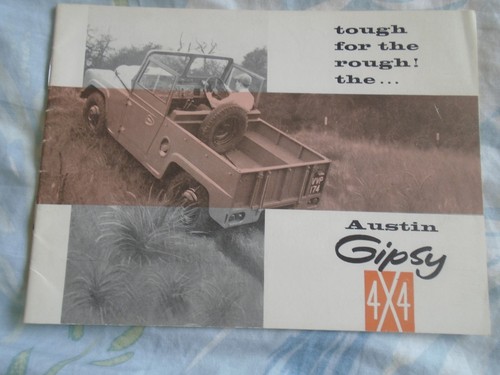 Austin gipsy 4x4 brochure - austin,