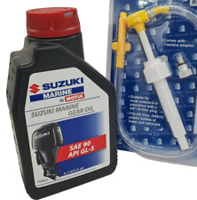 SUZUKI MARINE GEARBOX GEAR OIL LUBE & PUMP OUTBOARD BOAT ENGINE SAE 90 API GL-5