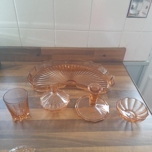 Vintage art deco pink - vintage,