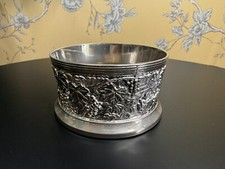 Vintage Repousse Silver-Tone
